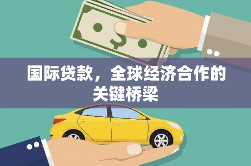 贞丰国际贷款，全球经济合作的关键桥梁