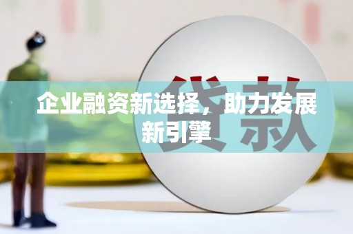 乐至企业融资新选择，助力发展新引擎