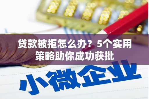 太保贷款被拒怎么办？5个实用策略助你成功获批