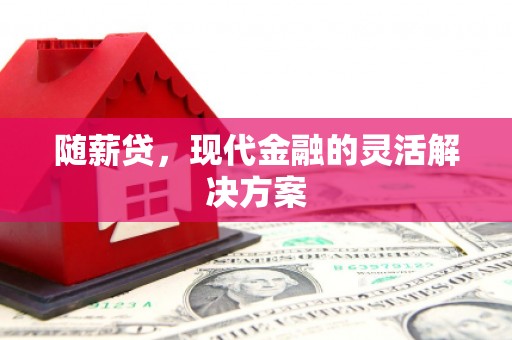惠安随薪贷，现代金融的灵活解决方案