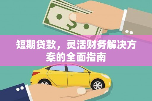 镇安短期贷款，灵活财务解决方案的全面指南
