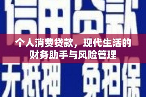 大甲个人消费贷款，现代生活的财务助手与风险管理