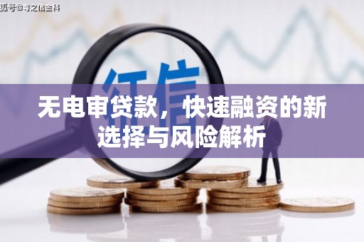 瓮安无电审贷款，快速融资的新选择与风险解析