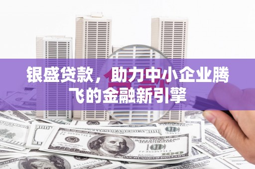盖州银盛贷款，助力中小企业腾飞的金融新引擎