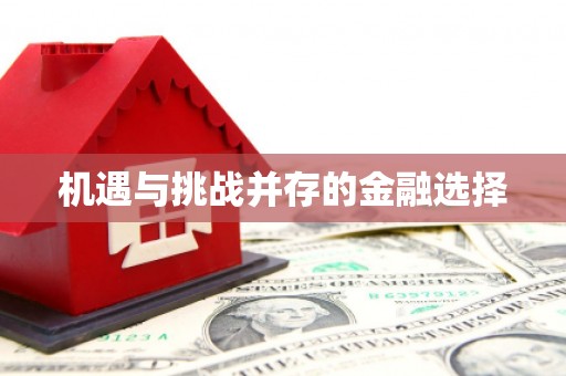 宜城机遇与挑战并存的金融选择